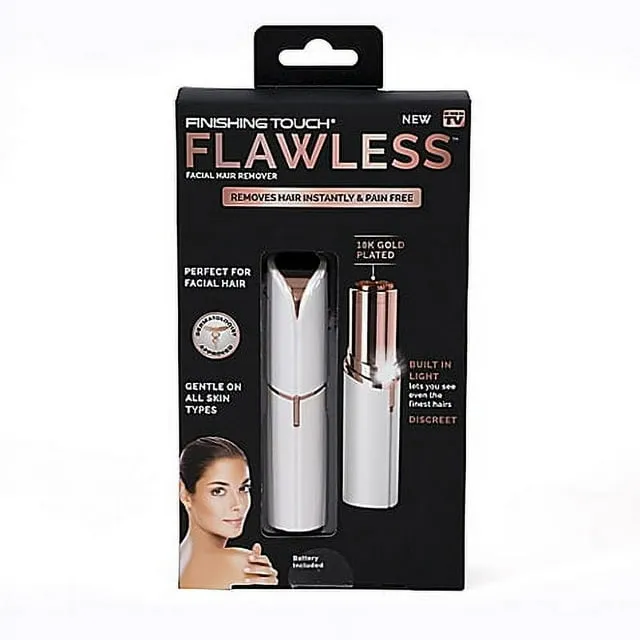 Finishing Touch Flawless Women's Painless Hair Remover , White/Rose Gold