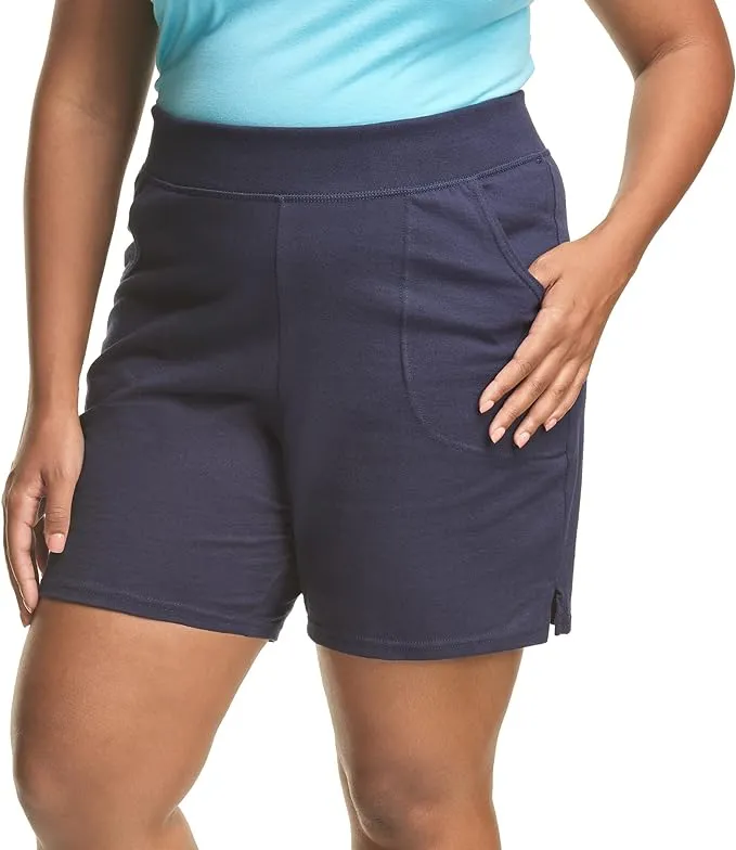 Just My Size Women's Jersey Pull-On Shorts