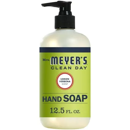 Mrs Meyers Clean Day Hand Soap, Lemon Verbena Scent - 12.5 fl oz