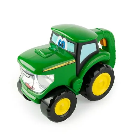 John Deere Johnny Tractor Toy and Flashlight, Ages 18 Months and Up for Unisex Children, Green