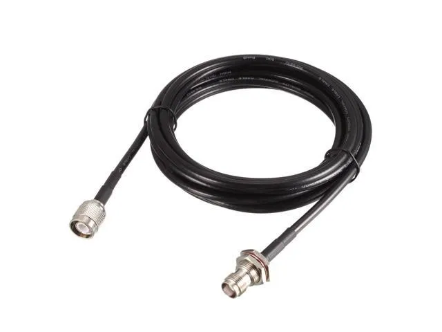 RG58 RF Coaxial Cable TNC Male to TNC Female Pigtail Jumper Cable 10 Feet