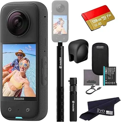 Insta360 - X3 360 Degree Action Camera - Black