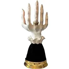 Halloween Candle Holder Skeleton Hand Candle Witch Hand Candle Holder Ghost Candlestick Halloween Decorations Indoor Halloween Lights Halloween Decor,9.8in