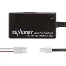 Tenergy Smart Charger for 8.4V-9.6V NiMH Battery Packs, NiMH Battery Charger for Airsoft Guns, RC Cars, RC Airplanes with Mini Tamiya/Standard Tamiya Connector