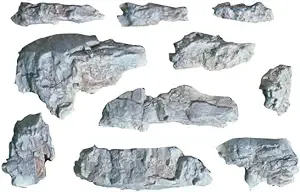 Woodland Scenics 1230 All Scale Rock Molds - 5 x 7"  12.7 x 17.7cm -- Outcroppings