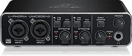 Behringer U-Phoria UMC202HD USB Audio Interface