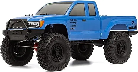 Axial RC Truck 1/10 SCX10 III Base Camp 4WD Rock Crawler Brushed RTR (Batteries and Charger Not Included), Blue, AXI03027T1