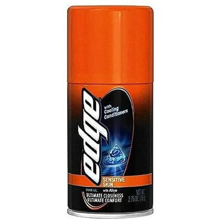 Edge Shave Gel for Men Sensitive Skin - 7 Ounce (Pack of 6)