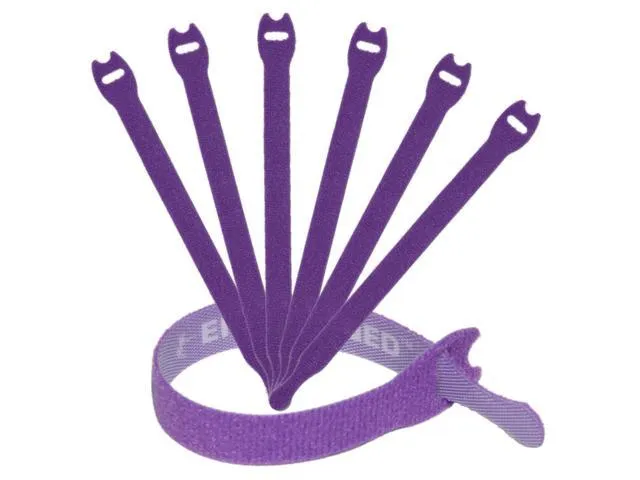 Reusable Cable Ties 1/2" x 8" for Cable Management and Organizing Cords