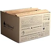 Kiln-Dried Cedar Kindling – Medium Hearth Box, Perfect for Fireplaces &amp; Camping