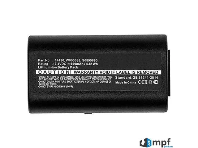 Replacement Battery for 3M PL200 DYMO 260P 280 LabelManager 260 260P 280 LabelManager PnP Part NO 3M 14430 S0895880 W003688 DYMO 14430 1758458 S0895880 S0915380 W003688Replacement Battery for 3M PL200 DYMO 260P 280 Lab…