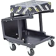 Omega Lifts 91305 2 N 1 Mechanics Creeper Seat/Step Stool