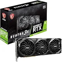 MSI Gaming GeForce RTX 3070 Ti 8GB GDRR6X 256-Bit HDMI/DP Nvlink Tri-Frozr 2 Ampere Architecture OC Graphics Card (RTX 3070 Ti Ventus 3X 8G OC)