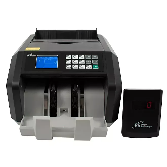 Royal Sovereign High Speed Currency Counter with Counterfeit Detection (RBC-ED250) 9.1" x 10.1" x 8.8"