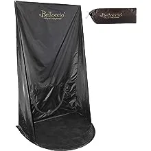 Belloccio Turbo-Tan Brand Black Professional Sunless Airbrush and Turbine Spray Tanning Wall Hanging Backdrop Tent with