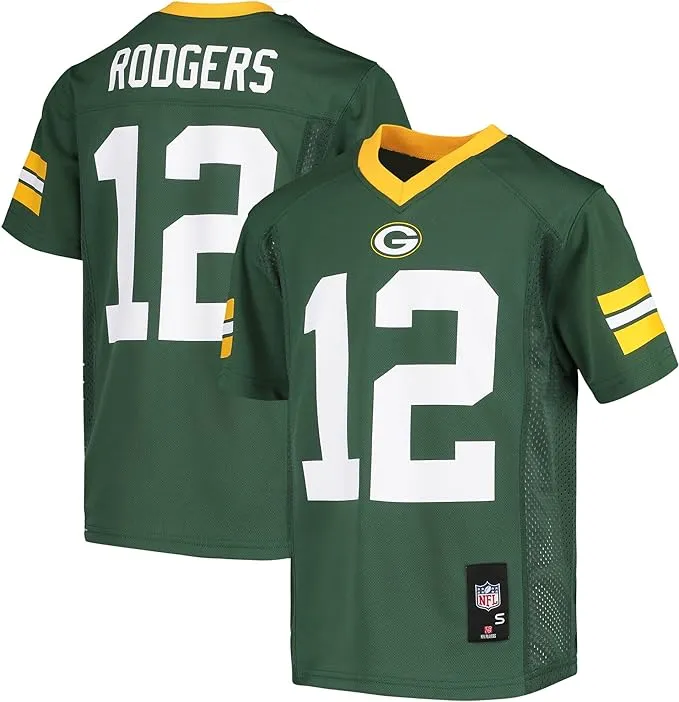 Youth Green Bay Packers Aaron Rodgers White Replica Player Jersey