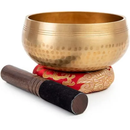 Tibetan Singing Bowl Set 5" - Master Healing Grade - Pure Tone by Himalayan Bazaar