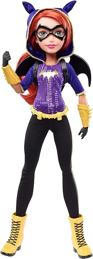 WWE 900 DLT64 DC Comics Super Hero Girl Batgirl Action Doll, with Realistic Faci