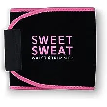 Sweet Sweat Waist Trimmer - Black/Pink, Large