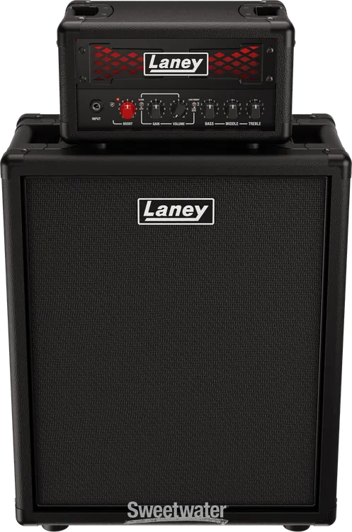 Laney IRF Lead Top with Matching 112 Open Back Cabinet (IRF-LEADRIG112)