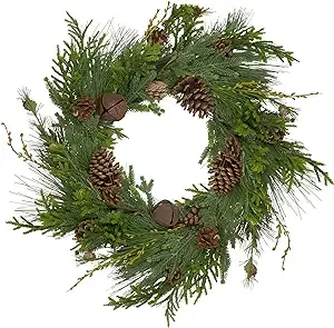 Northlight Rustic Pinecone Artificial Christmas Wreath - 30" - Unlit