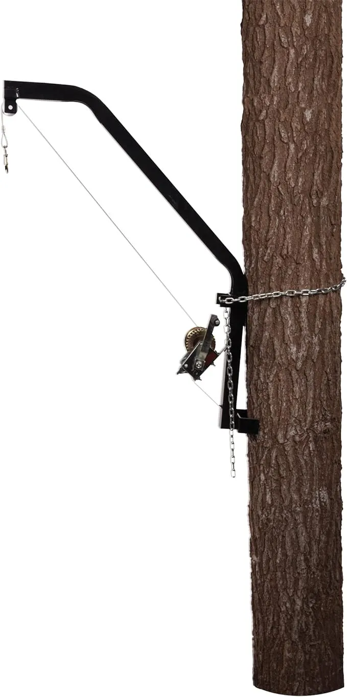 Moultrie Hanging Feeder Hoist | Chain-and-Bracket Design | 300 lb. Capacity