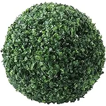 Artificial Plant Topiary Ball,18 Inch/48cm Dia Faux Boxwood Balls,Hanging Faux Plants Balls,Garden Spheres Decorative,Artificial Plant Ball for Indoor Outdoor,Green Plant Ball,Wedding Decor