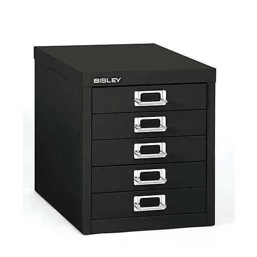 Bisley 5-Drawer Steel Desktop File Cabinet