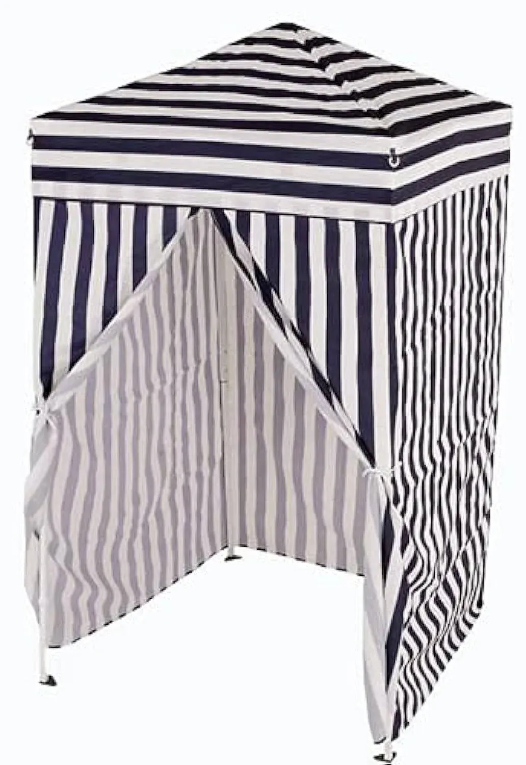 Impact Canopy 4' x 4' Pop-Up Changing Dressing Room, Portable Privacy Cabana, Navy Blue/White