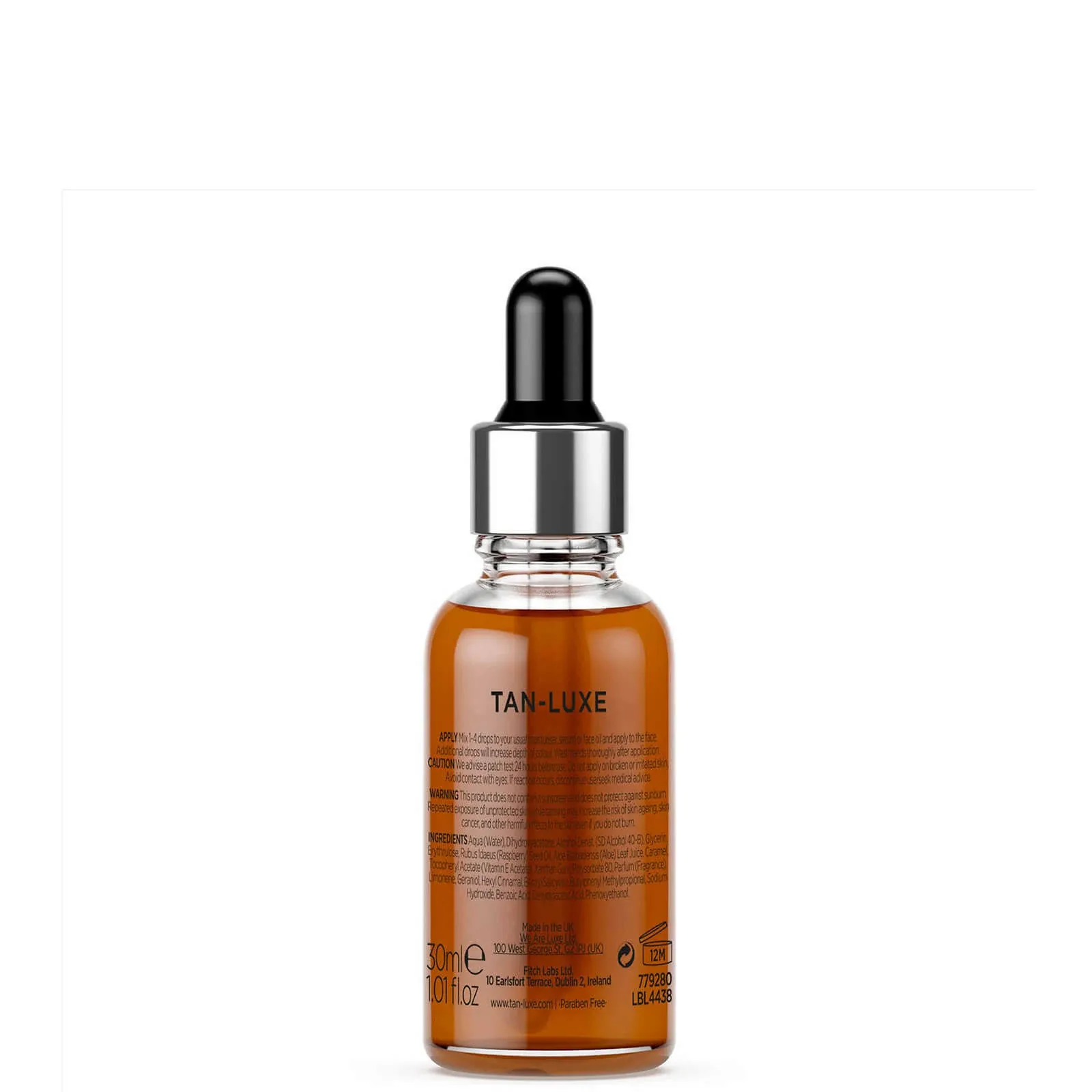 TAN-LUXE The Face - Illuminating Self-Tan Drops to Create Your Own Self Tanner, 30ml - Cruelty & Toxin Free - Medium/Dark