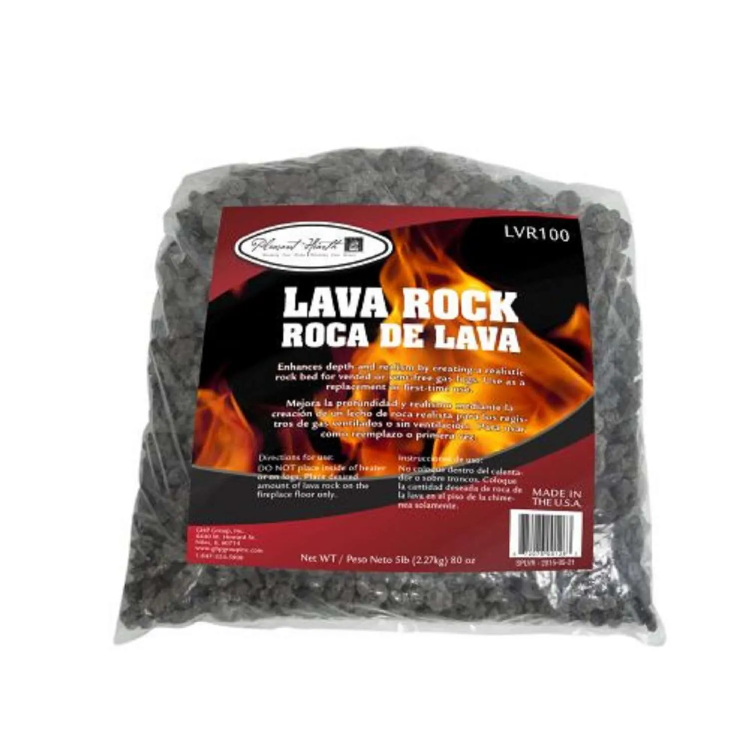 Lava Rock, 5 Lb. - Traditional - Fire Pit Accessories - by GHP GROUP, INC. | Houzz