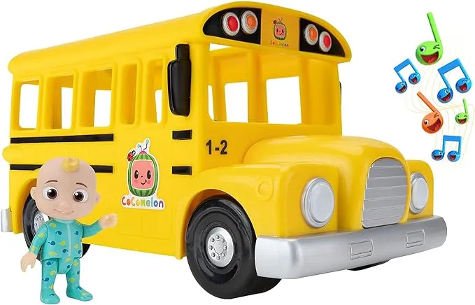 CoComelon Musical Yellow School Bus ,WT80113