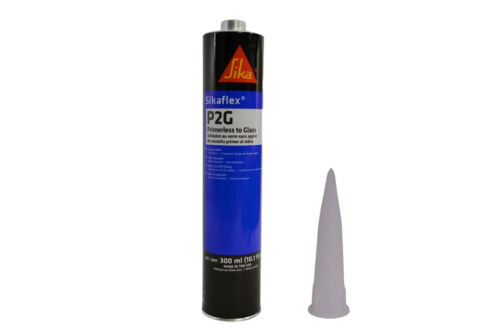 Auto Glass Sealant Windshield Urethane Glue Sikaflex P2G Primerless Adhesive x 10