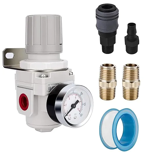 NANPU 3/8&#034; NPT Air Regulator for Compressed Air System 150 psi 