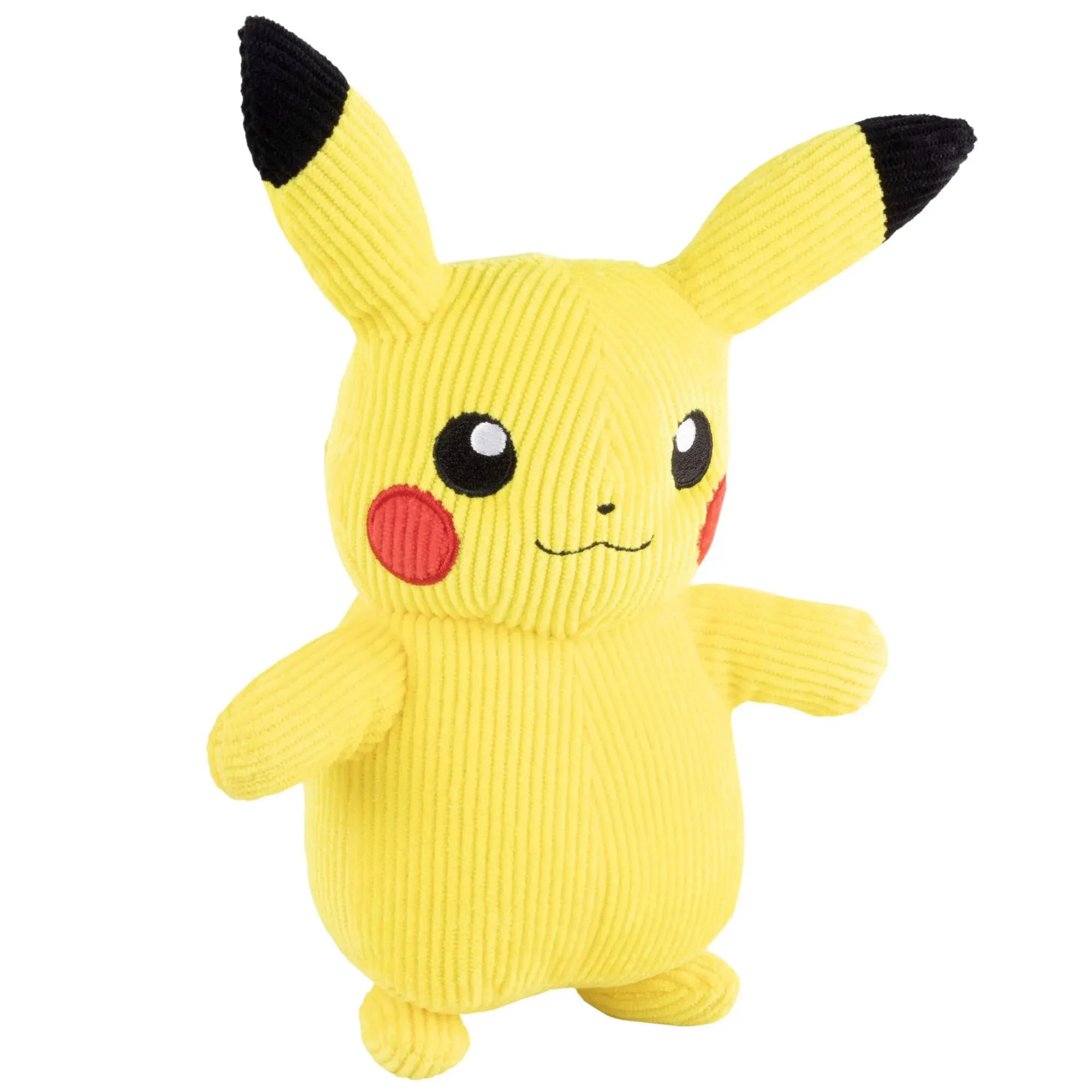 Pokemon 8" Corduroy Pikachu Plush Stuffed Animal Toy - Limited Edition - Officially Licensed - Great Gift for Kids