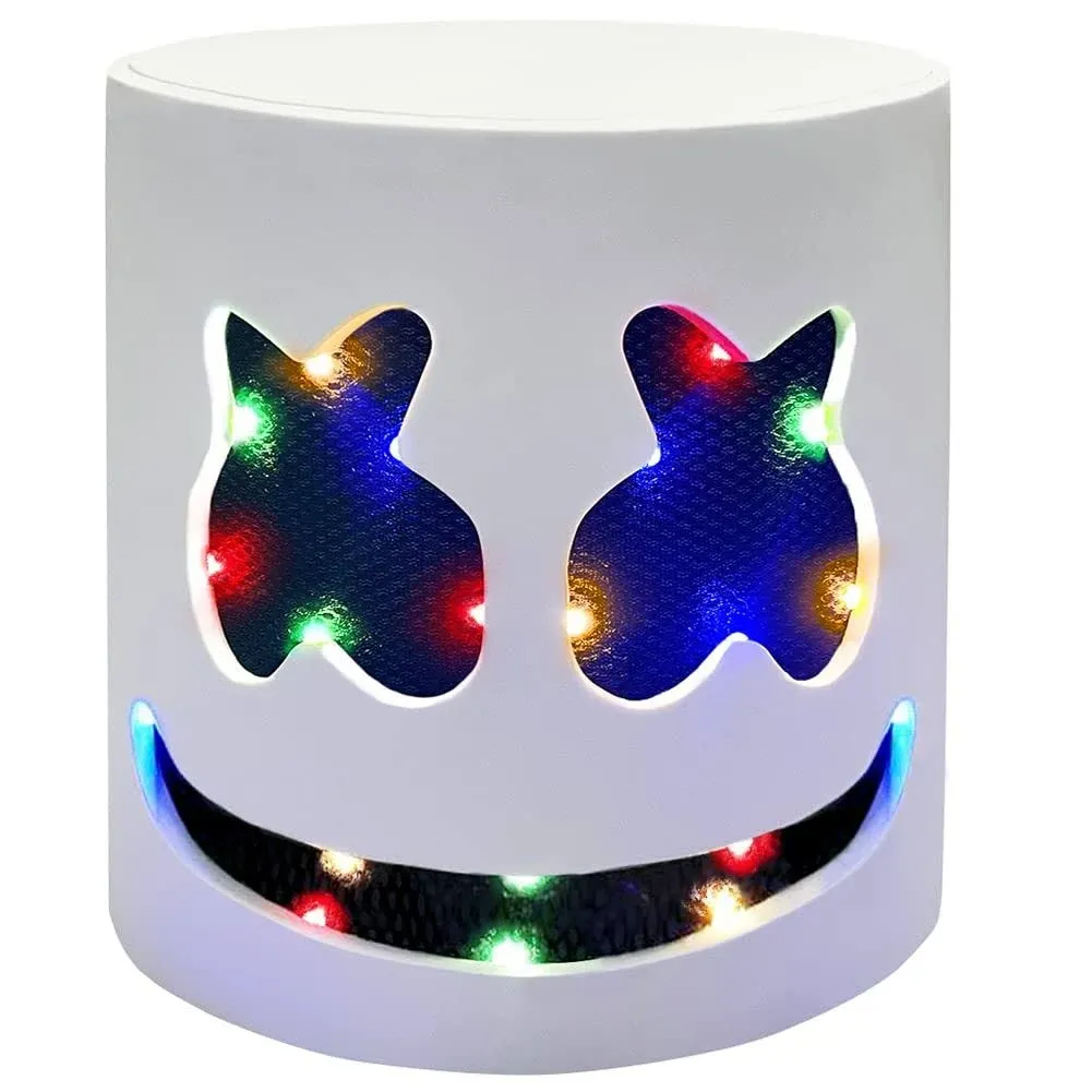 KOUQIYA Halloween LED DJ Mask - Music Festival Halloween Party Costumes Cosplay ...