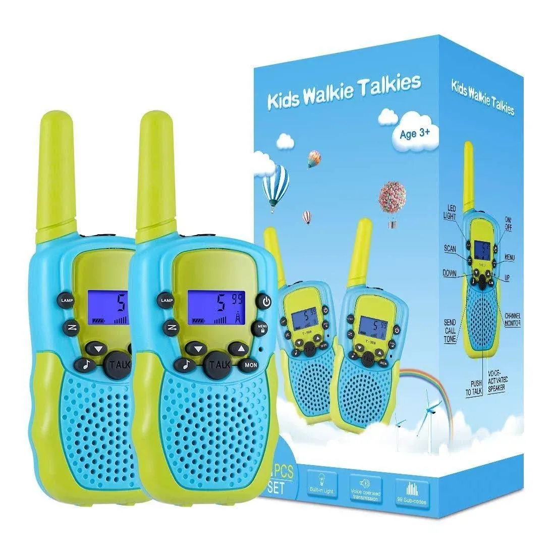 Selieve Toys for 3-12 Year Old Boys, Walkie Talkies for Kids 22 Channels 2 Way ...