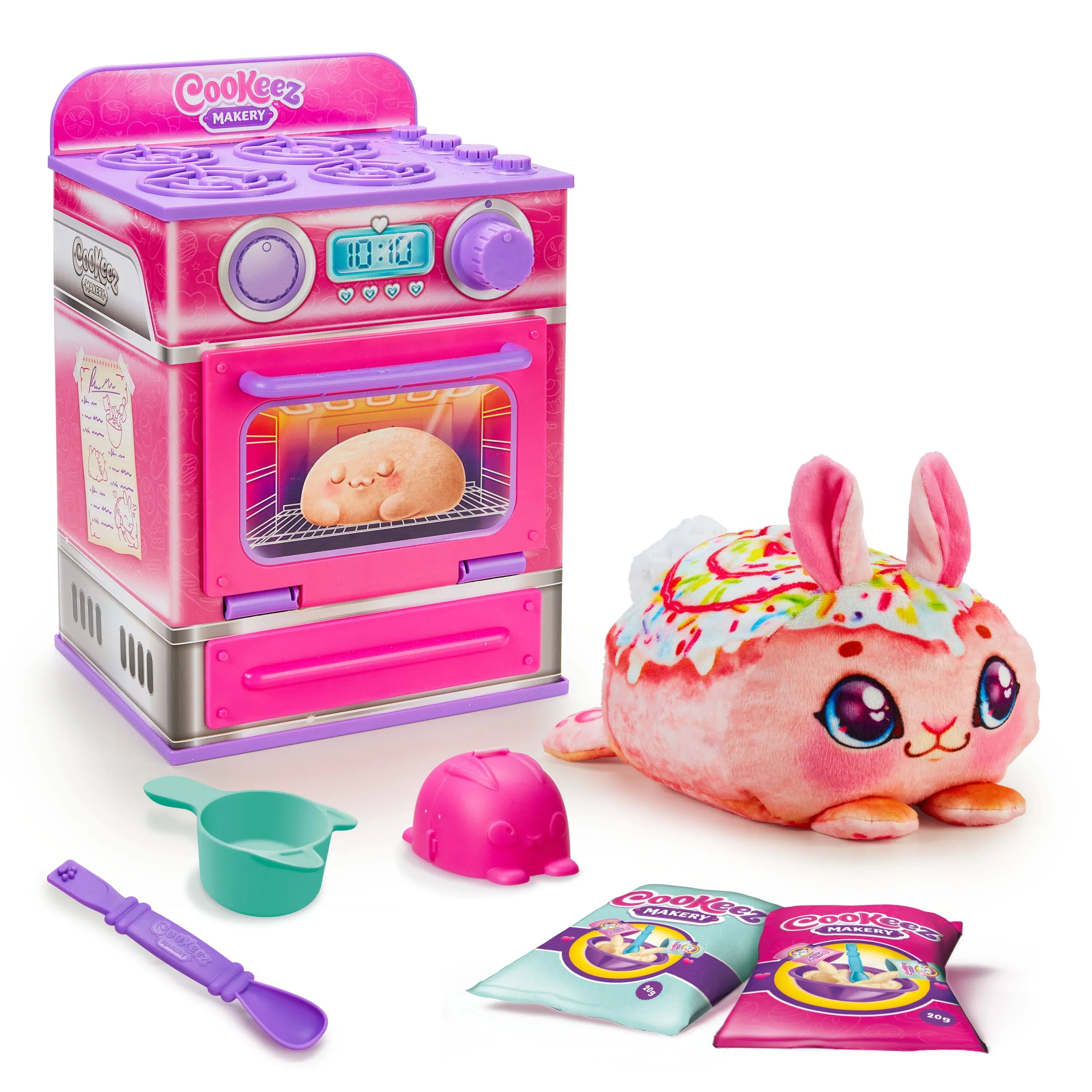 Cookeez Makery Ofen-Spielset in pink mit niedlichem Überraschungse<wbr/>ffekt durch Ve