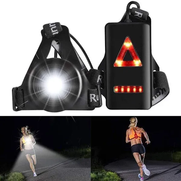 Outdoor Night Running Lights LED Chest Light Back Warning Light