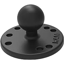 RAM MOUNTS-RAM-B-2<wbr/>02U -RAM® Round Plate with Ball -2.5&#034; Round Plate with 1&#034; Ball