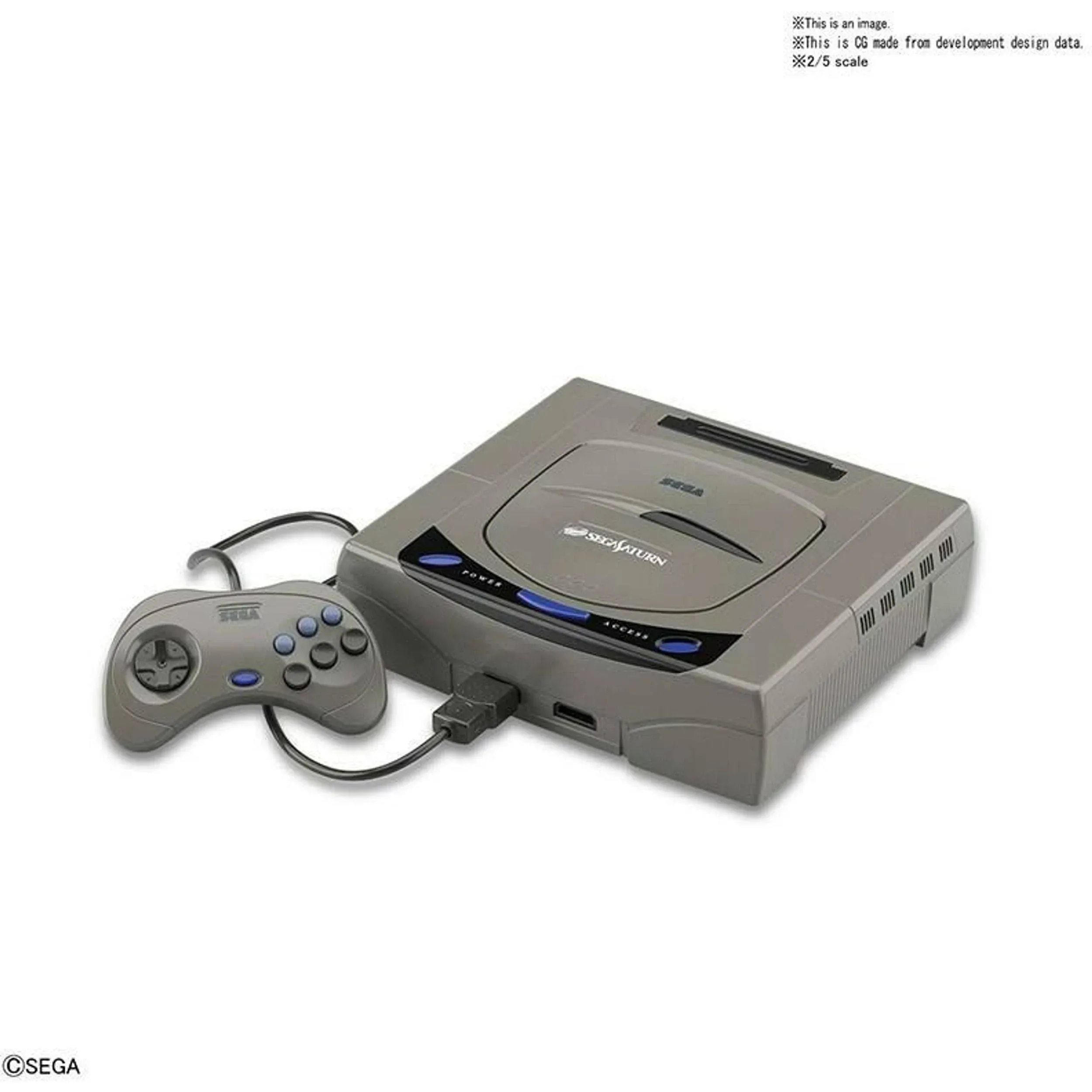 BEST HIT CHRONICLE Sega Saturn (HST-3200) 2/5 Color-coded Plastic Model