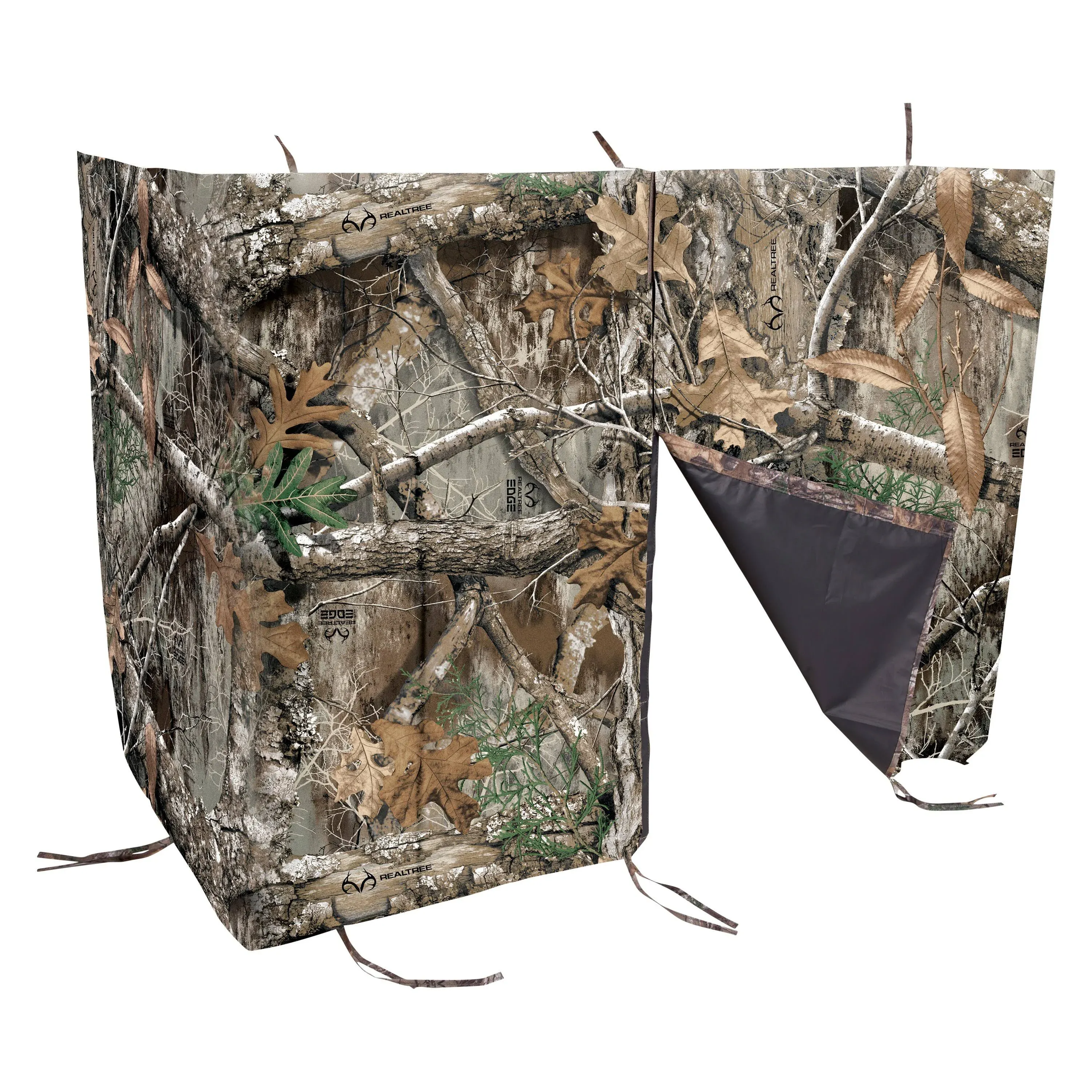 Allen Company Vanish Magnetic Treestand Cover Blind Kit - Tree Stand Camo Blind Cover for Deer, Elk, and Moose Hunting - Quick Set Up and Take Down - Realtree Edge Camo - 35" x 96"