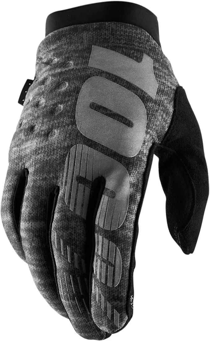 100 Percent - Brisker Heather Grey Gloves