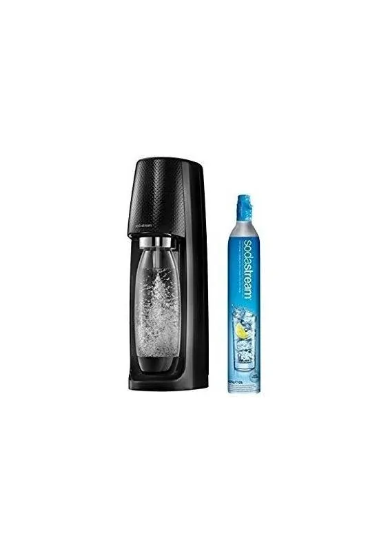 Sodastream Sparkling Water Maker - Fizzi Black Starter Pack