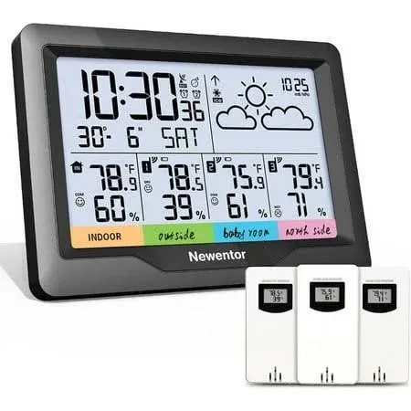 Newentor Wireless Indoor Outdoor Weather Station