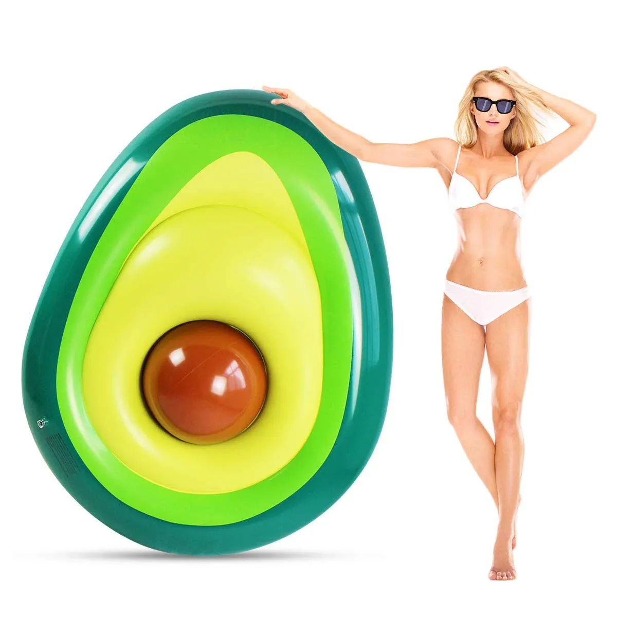 Adult Avocado Pool Floating, Tube, Kids 160x125x36cm, 