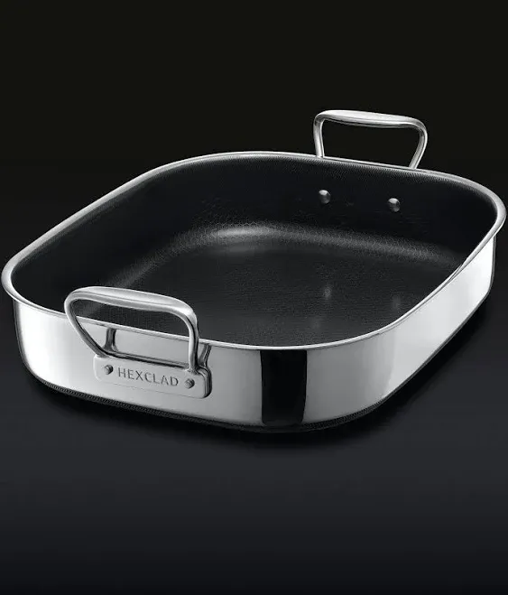 HexClad Nonstick Roasting Pan with Rack