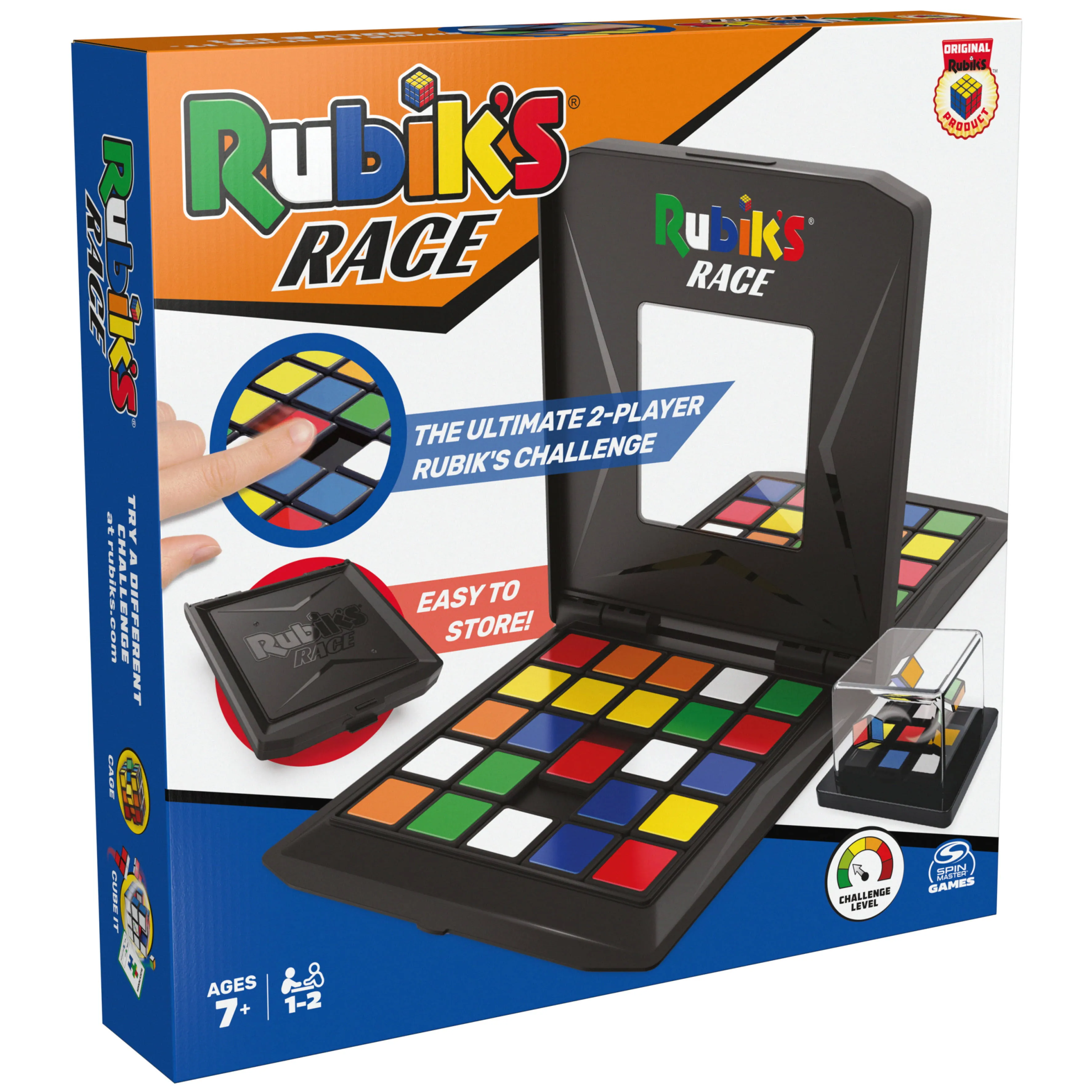 Rubiks Race, Classic Fast-Paced Strategy Travel Board Game