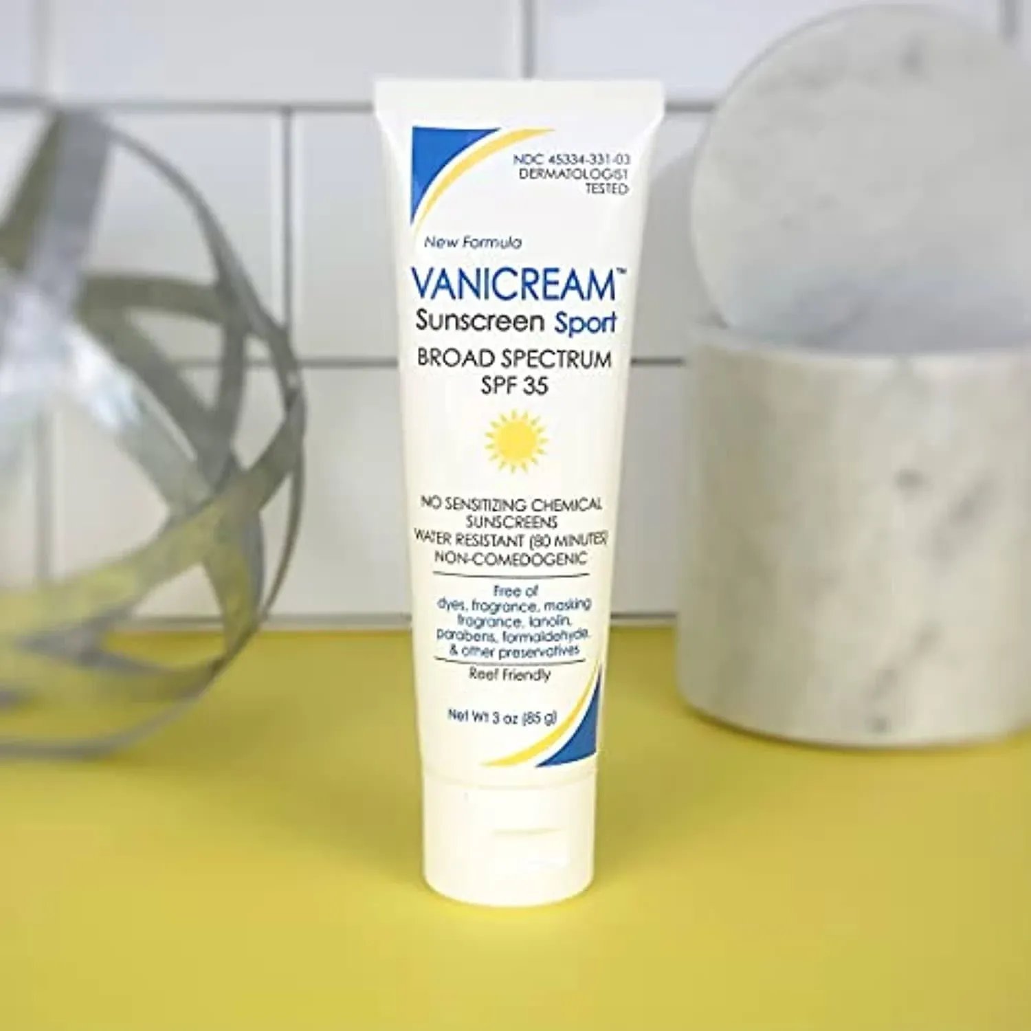 Vanicream Sunscreen Broad Spectrum SPF 35 Sport, 3 Ounce