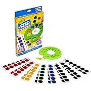 Crayola Watercolor Pop & Paint Palette, Washable Paint Kit, Less Mess Watercolor Paint Set for Kids, Toddler Stocking Stuffers & Gifts